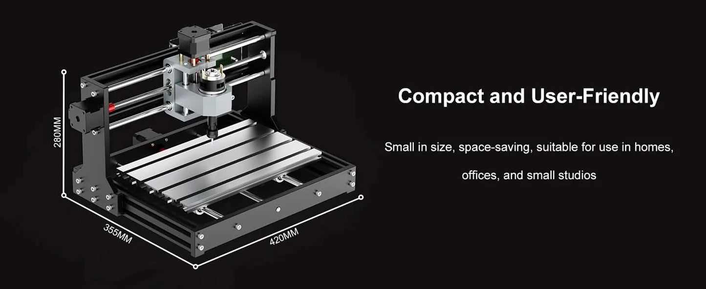 Twotrees TTC3018 CNC Milling Cutter Laser Engraving Machine CNC Router DIY Tool Metal Plastic Acrylic PVC Wood Board GRBL