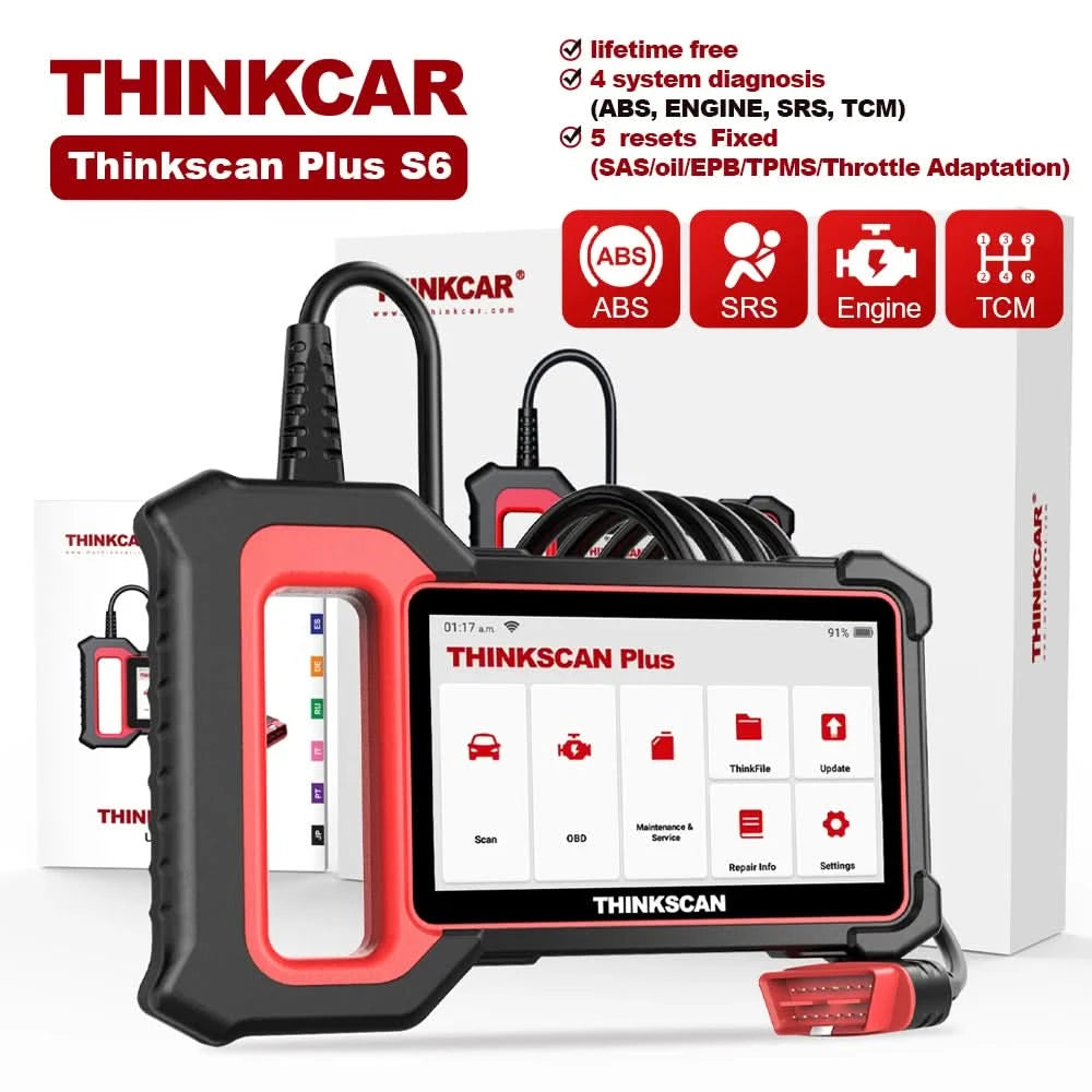 THINKCAR THINKSCAN Plus S7/S4/S6 OBD2 Diagnostic Tool Auto Code Reader OBD 2 Automotive Scanner Lifetime Free Update