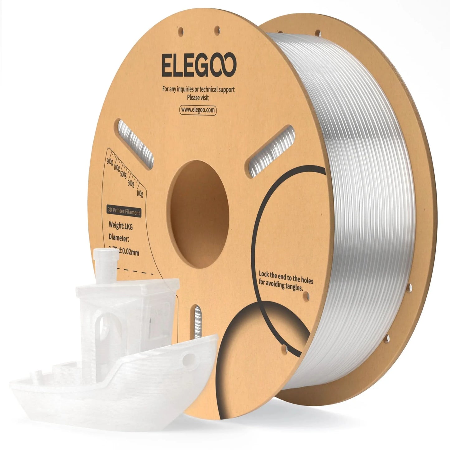 ELEGOO 1.75mm PLA Filament 1kg Plastic 3D PLA for 3D Printer Consumables Material for FDM 3D Printer NEPTUNE 3 PRO