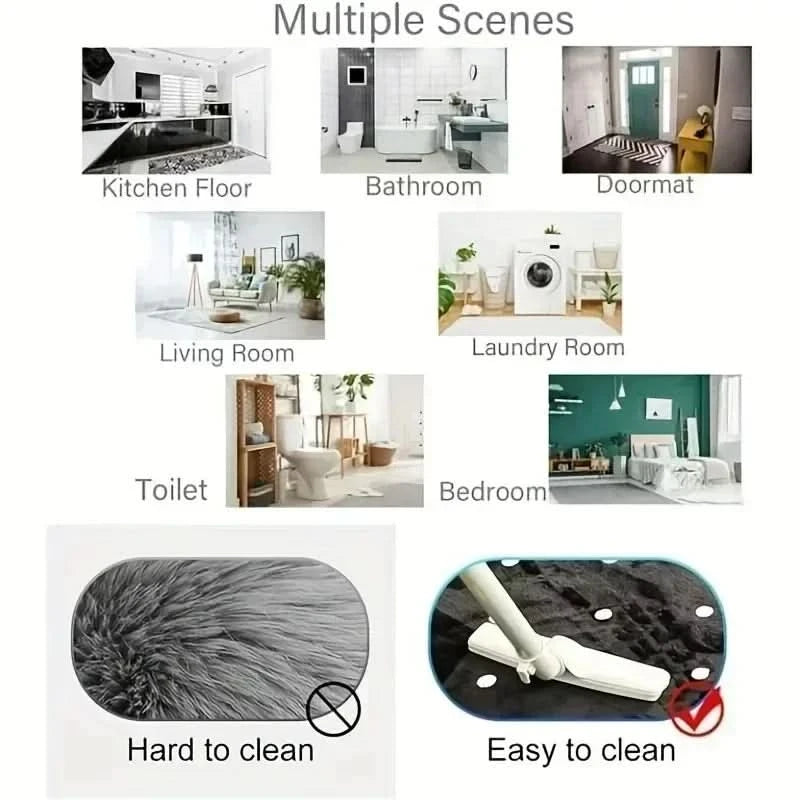 Modern Living Room Floor Mat Simple Lines and Printed Soft Bedrooms Suitable for Living Rooms Terraces Offices Kitchen Floors