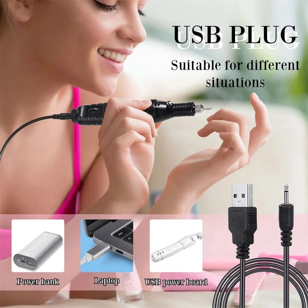 Strong Electric Nail Sander Nail Drill Machine Grinding Equipment Milling Cutter For Manicure Pedicure Polishing Tools