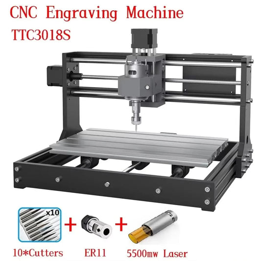 Twotrees TTC3018 CNC Graviermaschine GRBL Steuerung Fräse DIY Schneiden 3-Achsen PCB PVC Mini Holzgraviermaschine