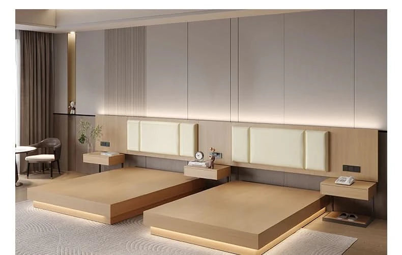 Factory Supply Hotel 5 Star Comfortable Modern Star Custom Hotel Bedroom Furniture Luxury king Size Hotel Bedroom Set