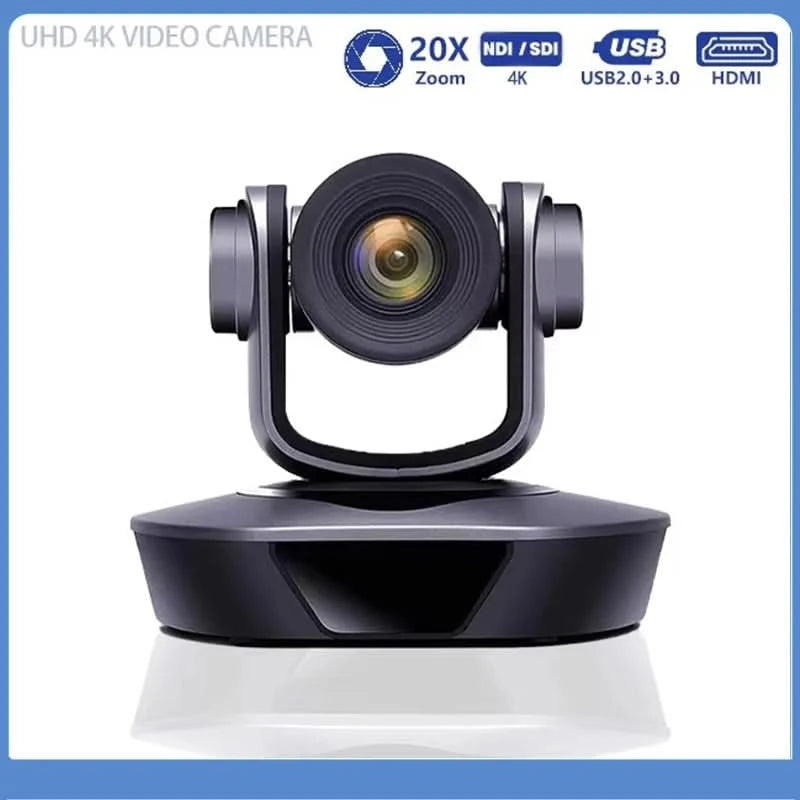 4K PTZ camera 10x 20x zoom HDMI,SDI,LAN,USB,NDI,POE,60FPS,30FPS Video conference camera Supporting church live broadcast
