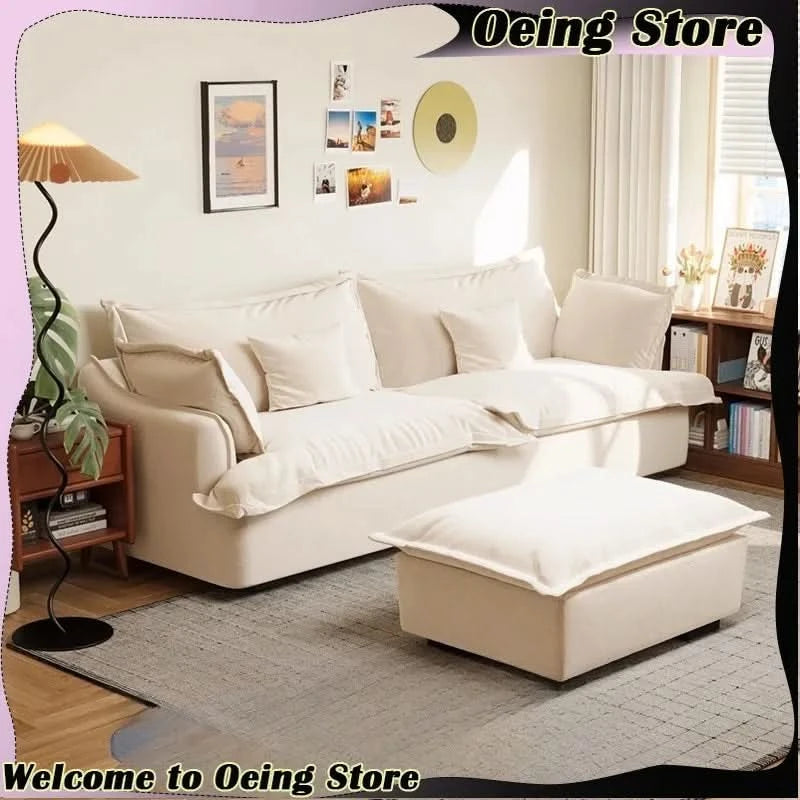 Double Floor Living Room Sofas Designer Cushion Adults Comfortable Sofa Floor Elegant Divani Da Soggiorno House Accessories