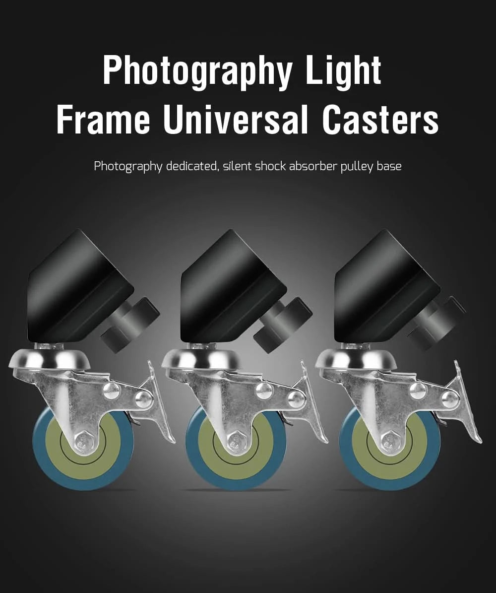 2/2.8M Stainless Steel Aluminum Alloy Tripod Foldable Light Stand Tripod Photography C-Stand For Spot Light Softbox Photo Studio