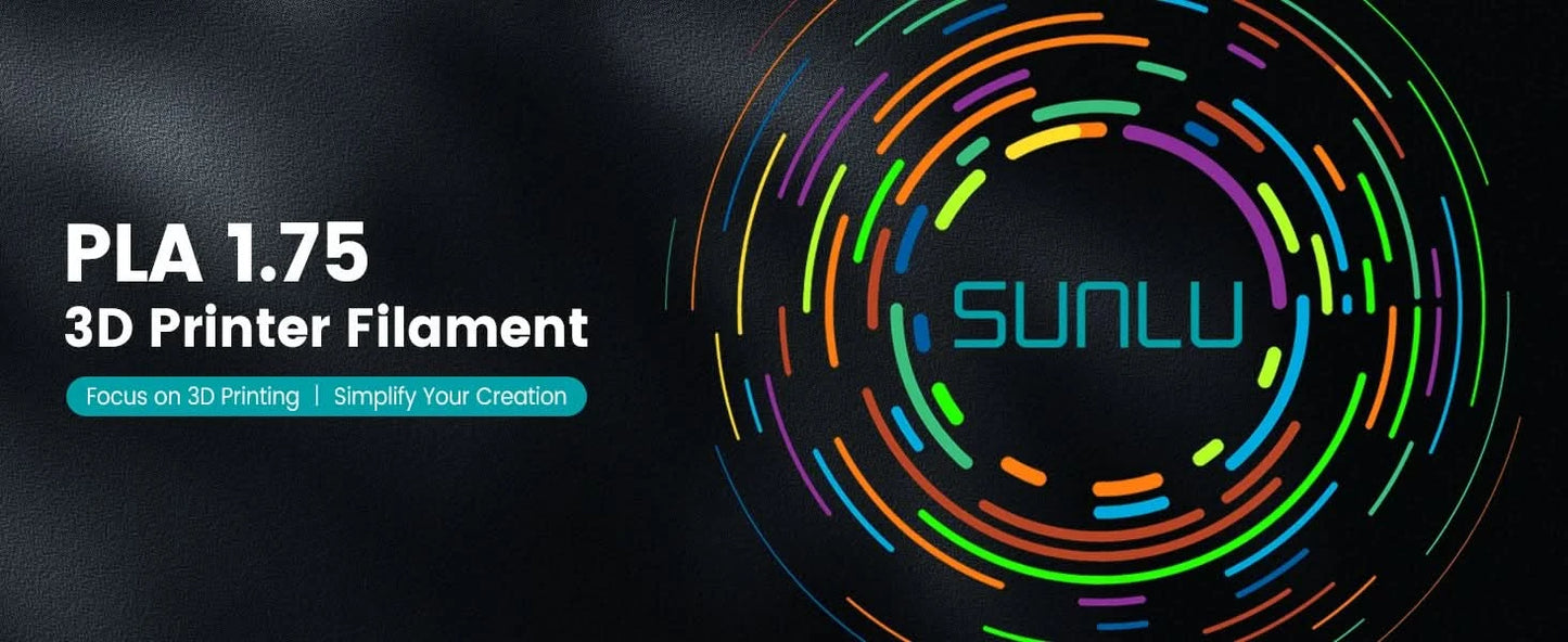 SUNLU 10KG 3D Filament PLA/PLA PLUS/PETG/Easy ABS Filamnet 1.75mm 10Roll 1KG Neatly Wound 3D Printer Filament for 3D Printer