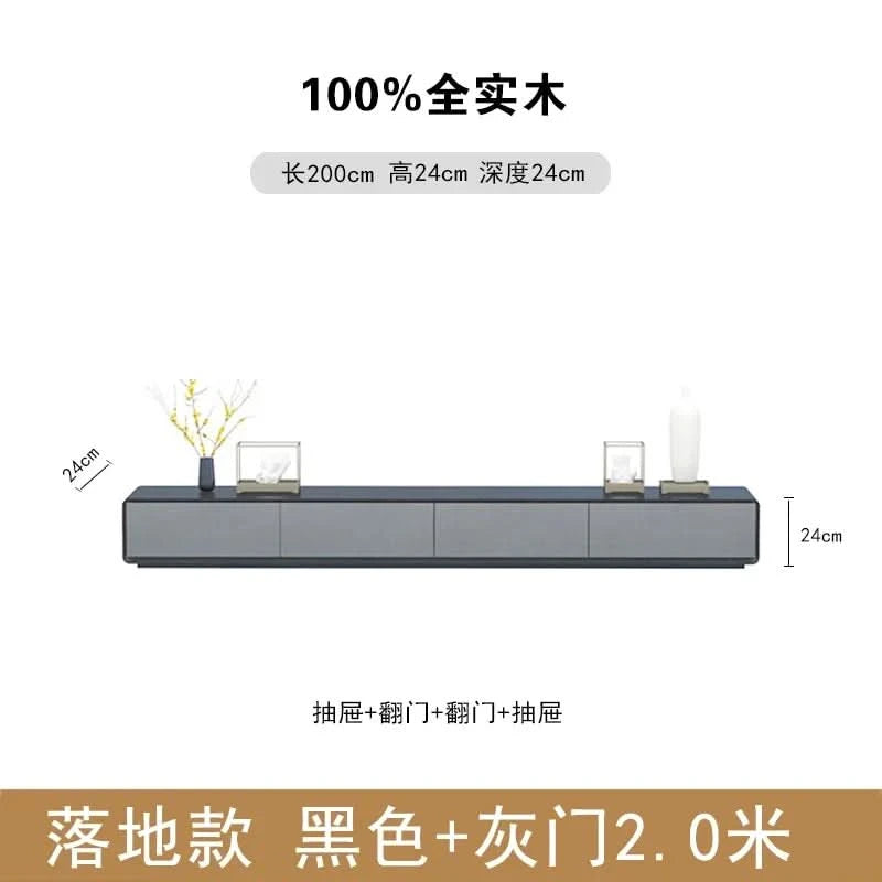 Wooden Long Tv Table Modern Design Nordic Accent Luxury Decoration Fashion Tv Stands Interior Archivadores Room Decorations