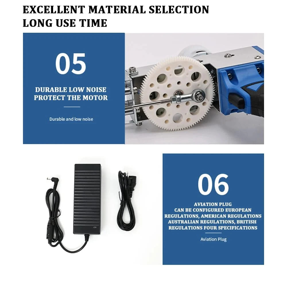 2 in 1 Tufting Gun Set Electric Touffing Pistol,7 – 21mm Tufting Pisto, with Wool Yarn and Tufting Canvas,Trimmer for Beginners