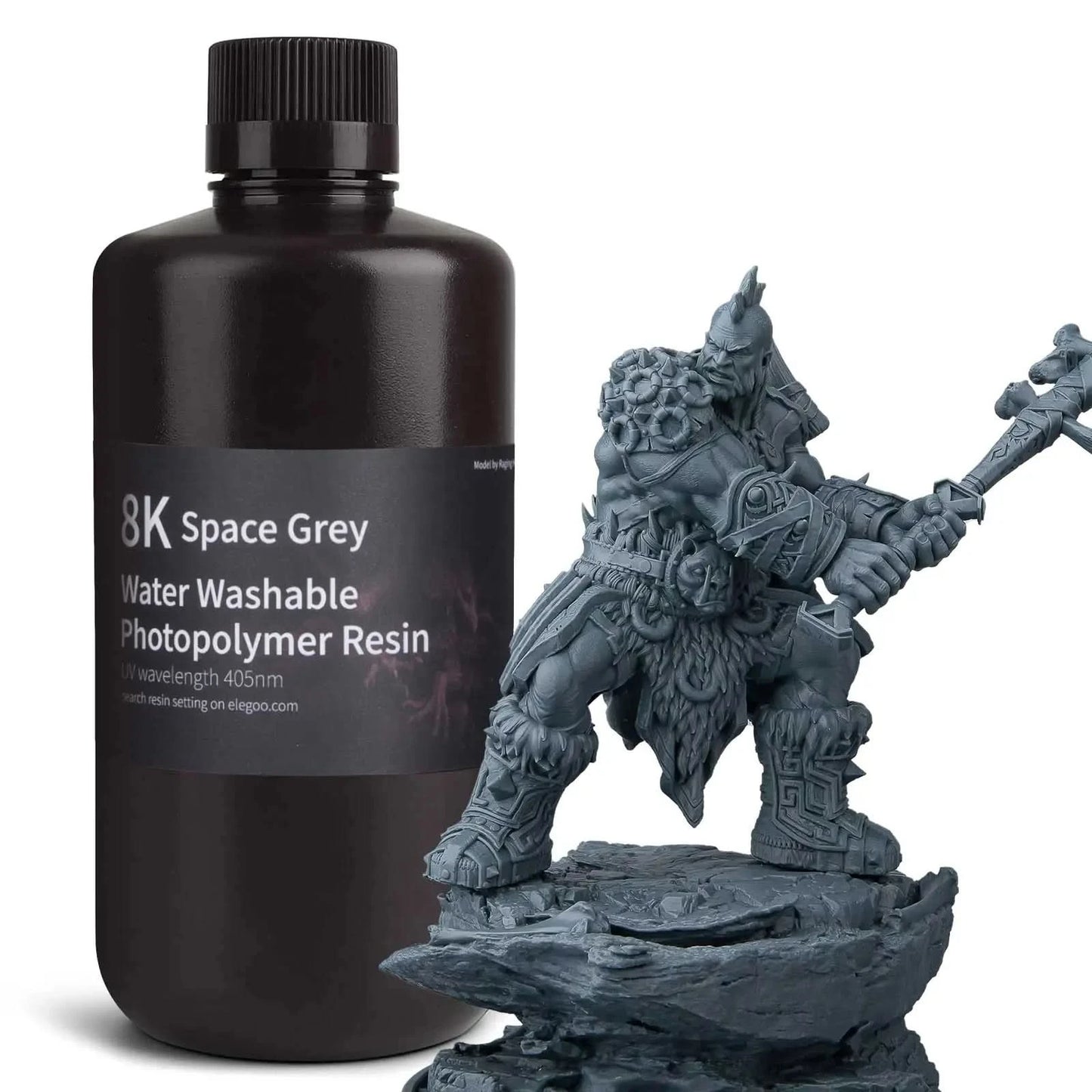 Elegoo 1KG/2KG/4KG UV Resin 2.0 For 3D Printer SATURN 3 ULTRA 3D Printing Material UV Resin Normal 1kg Liquid Bottle