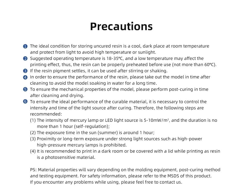 ANYCUBIC Standard Resin 3D Printer High Precision 405nm UV Curing Resin LCD 3D Printing UV Resin Materials For Photon Mono