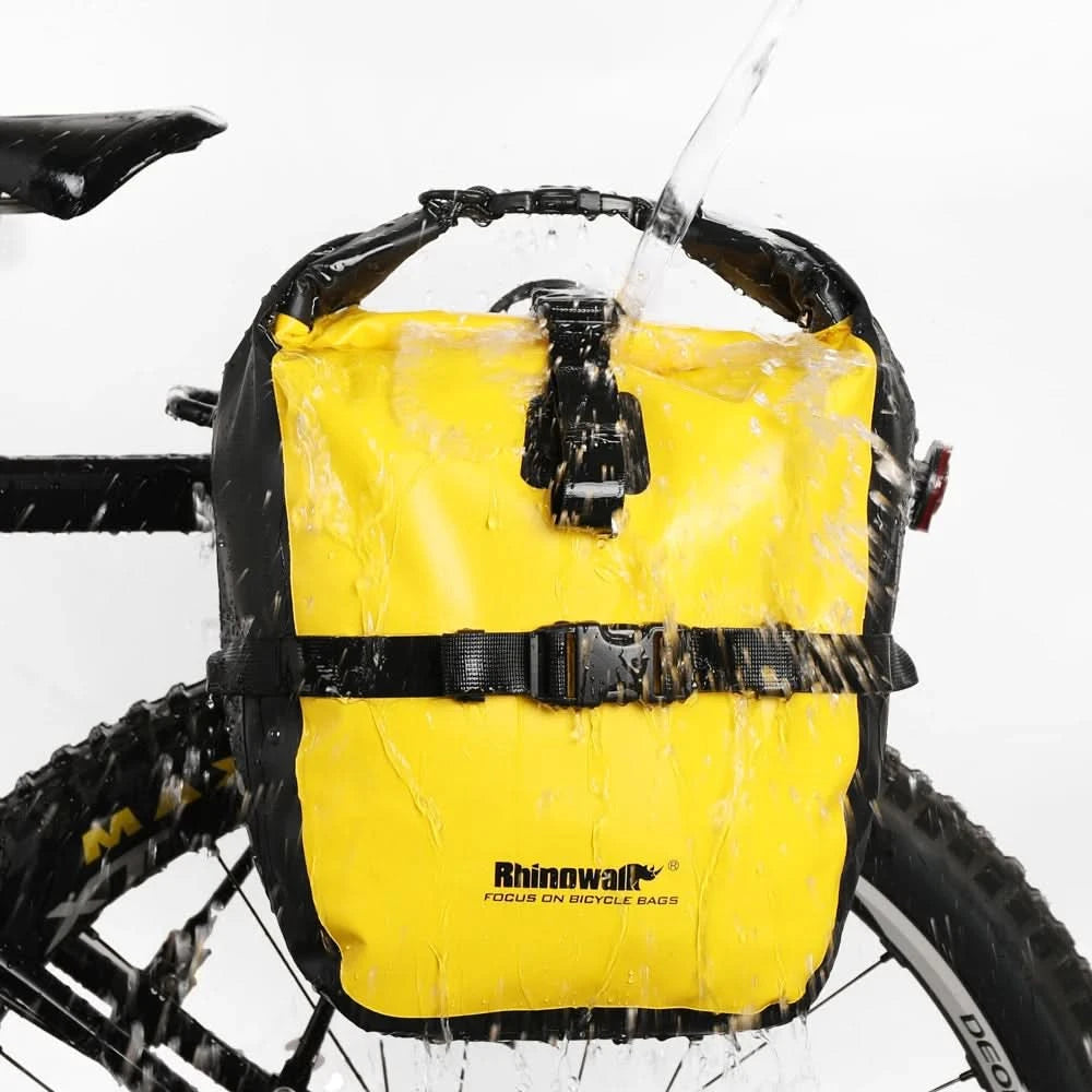 Rhinowalk Waterproof Bike Bag 20L/27L Travel Cycling Bag Basket Bicycle Rear Rack Tail Seat Trunk Bags bicycle bags & panniers