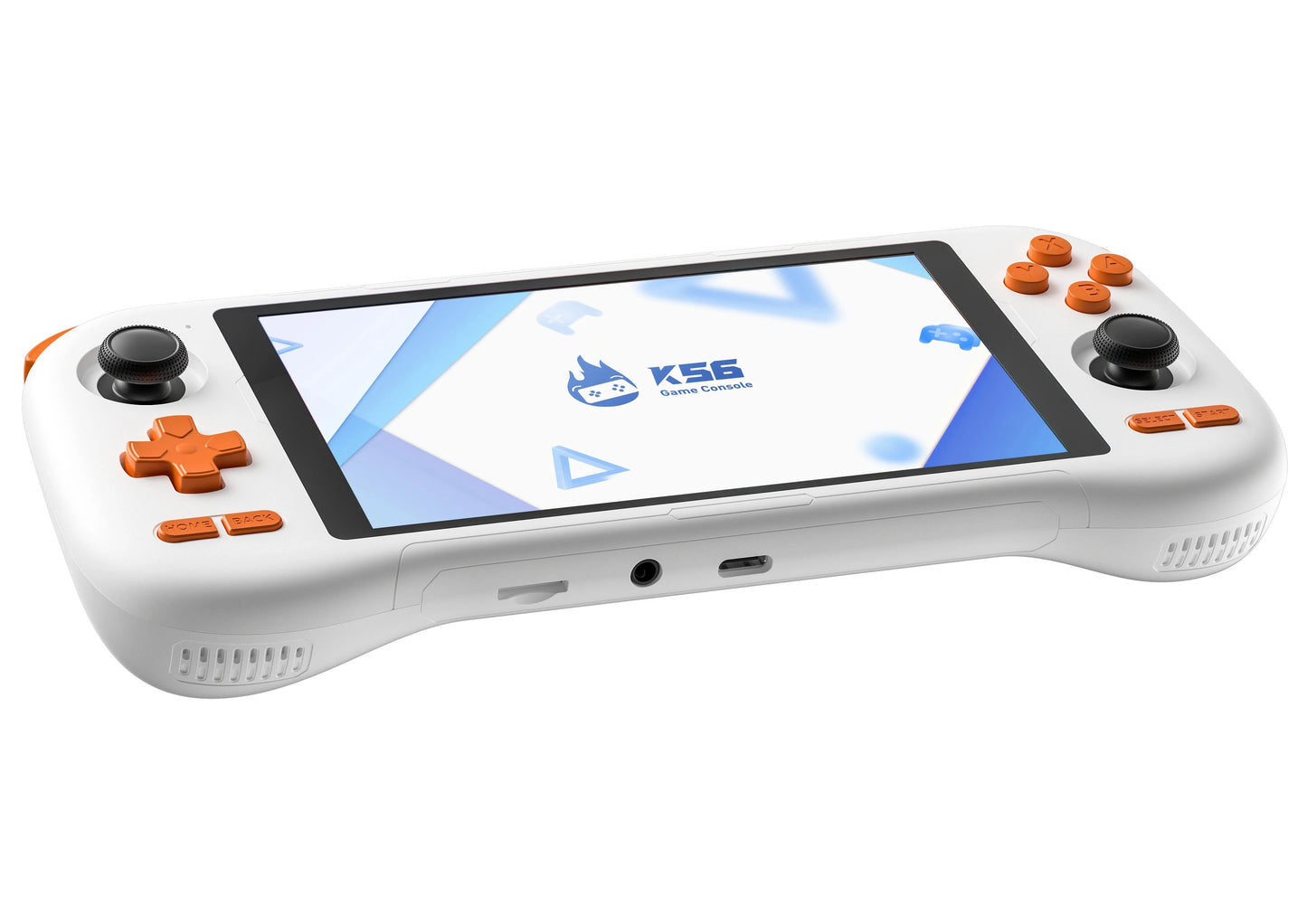 KINHANK K56 Handheld Game Console 5.5'' Touch Screen 50 Emulators for Android 14 PS1/PSP/DC/SS 5000mAh WIFI5 Retro Game Player
