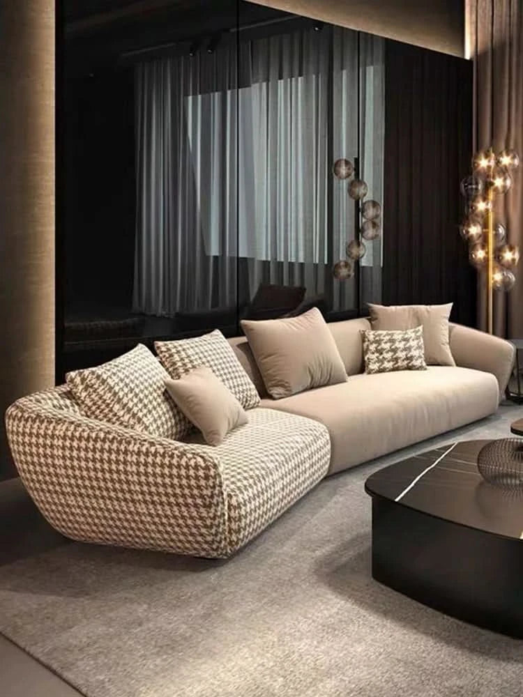 Outdoor Floor Living Room Sofas Curved Garden Lounge Minimalist Sofas Relaxing Hallway Cheap Luxury Wood Divano Home Furniture