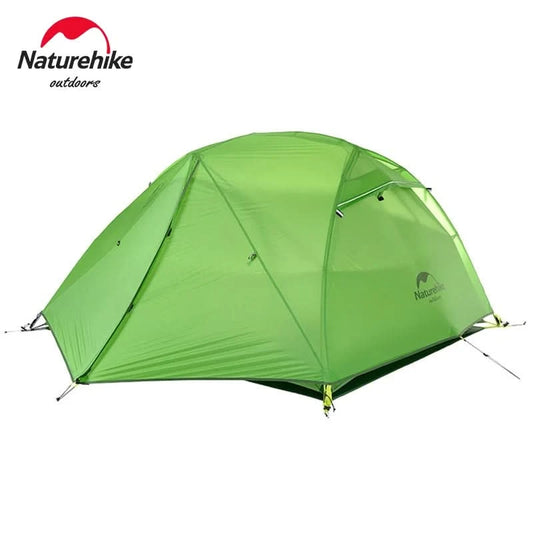 Naturehike Star River 2 UL Zelt 2 Personen Ultraleicht Wasserdicht Camping Doppelschicht 3 Jahreszeiten Outdoor Reise Wandern Angeln Zelt