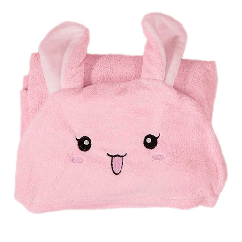 Toalha de Banho  Bebê Com Felpuda Capuz Infantil Recém Nascido com Orelhinha Menino e Menina 138*68cm --RISOVIT FTB0632