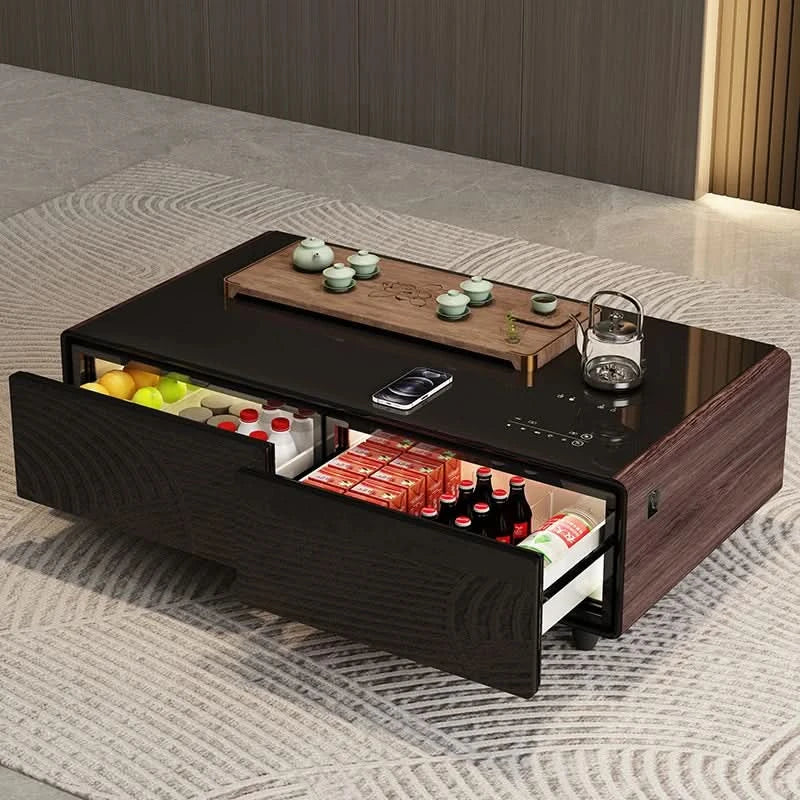 Wine Cellar Fridge Table Modern Kitchen Design Hot Water Dispenser Kettle Tea Pot Table Kungfu Tea Set