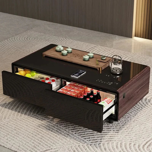 Wine Cellar Fridge Table Modern Kitchen Design Hot Water Dispenser Kettle Tea Pot Table Kungfu Tea Set