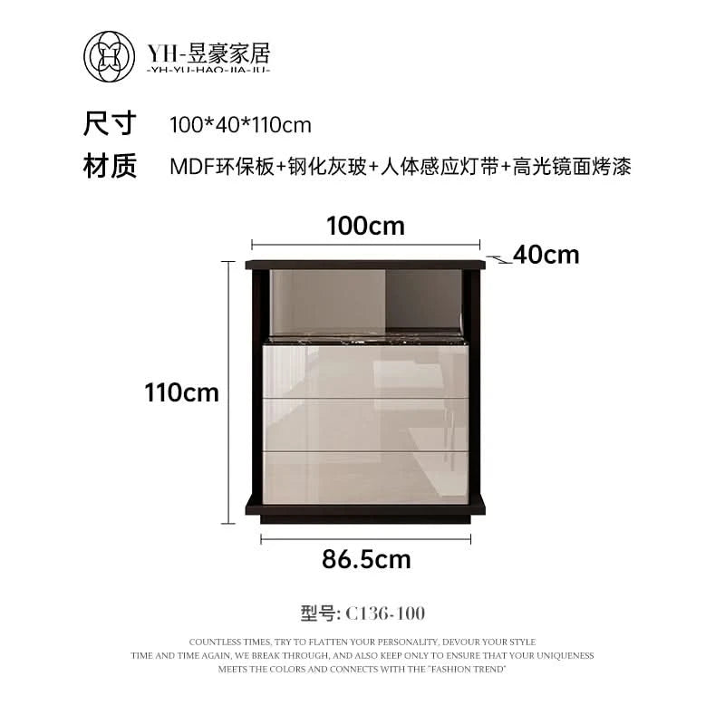 Floor Salon Living Room Cabinets Jewelry Modern Large Craft Cabinet Multipurpose Shelf Muebles Hogar Furniture Accessories