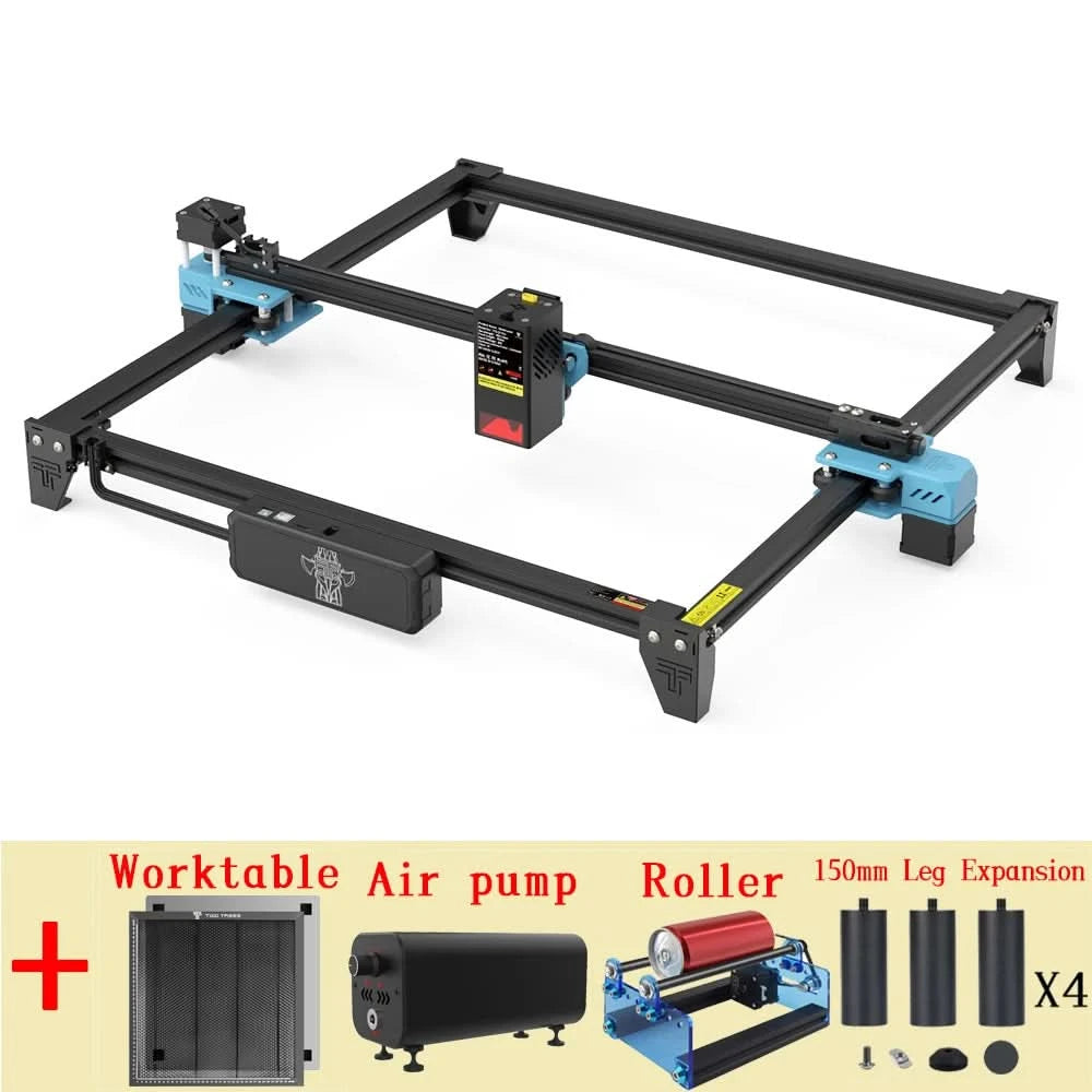 TwoTrees 130W CNC Laser Engraving Machine TTS-20 PRO APP Wifi Control Glass Metal Laser Engraver Wood Leather Cutting Machine
