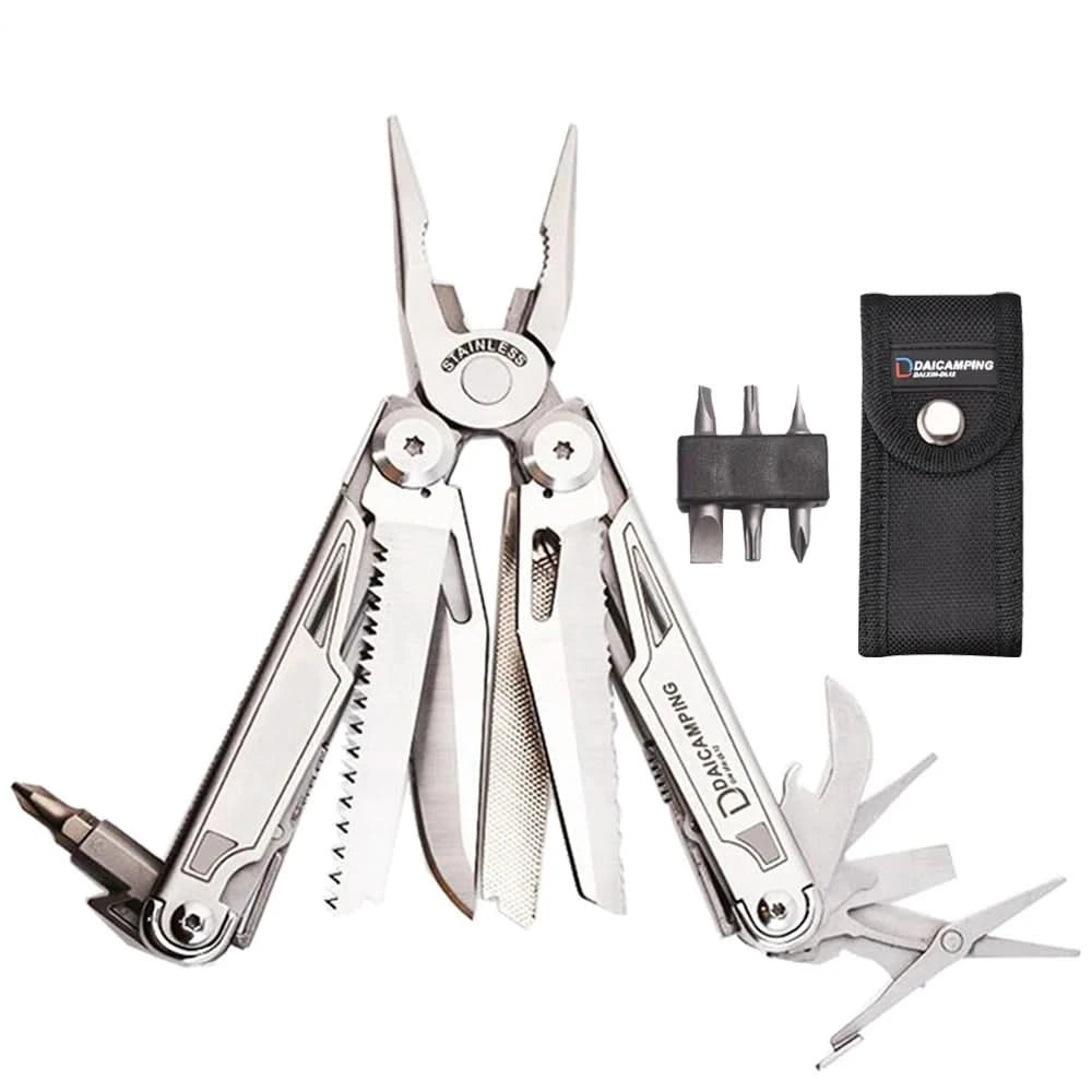 Daicamping DL12 DL1 DL3 DL8 Clip Multifunctional Clamps Folding Knife Tool Multitools Cable Camping Gear Multi Pliers Multi-tool