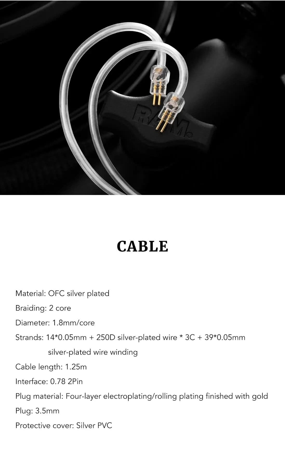 Kinera Celest Wyvern PRO/Wyvern IEM Audio With Detachable Boom Microphone Earphone Cable Gaming DJ Music Earphones