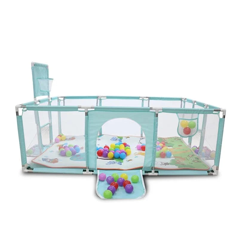 IMBABY-Parque Infantil Grande para Crianças, Cercadinhos De Bebê, Cercadinho Dos Desenhos Animados, Cerca De Atividade De Basque