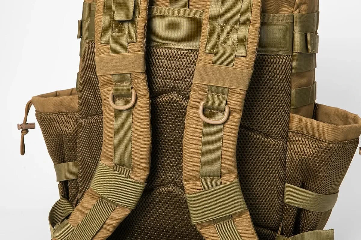 45L Tactical Backpack for Men  Outdoor camping equipment back pack Hiking Survival Rucksack travel backpacks School Bag
