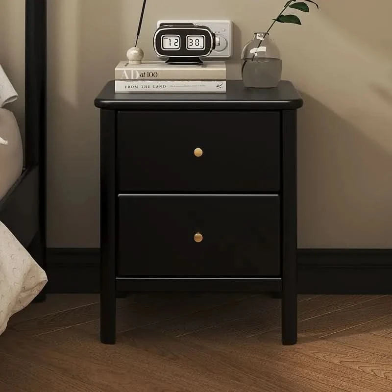 Simple Wooden Art Bedside Table Nordic Style Drawer Type Living Room Storage Cabinet Modern Multifunctional Bedroom Furniture