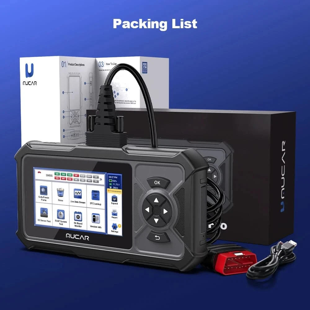 MUCAR CDE900 PRO Diagnostic tools for Auto Obd2 Coder Reader Diagnosis Cars Lifetime Free Update OBD2 Scanner Tools for Mechanic