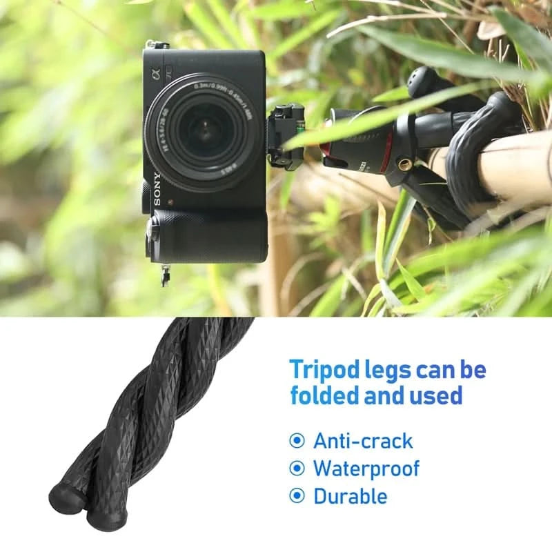 Ulanzi MT-11 Flexible Octopus Tripod For Phone DSLR Camera Vlog Portable 2in1 Design Selfie Stick Tripod With Phone Holder