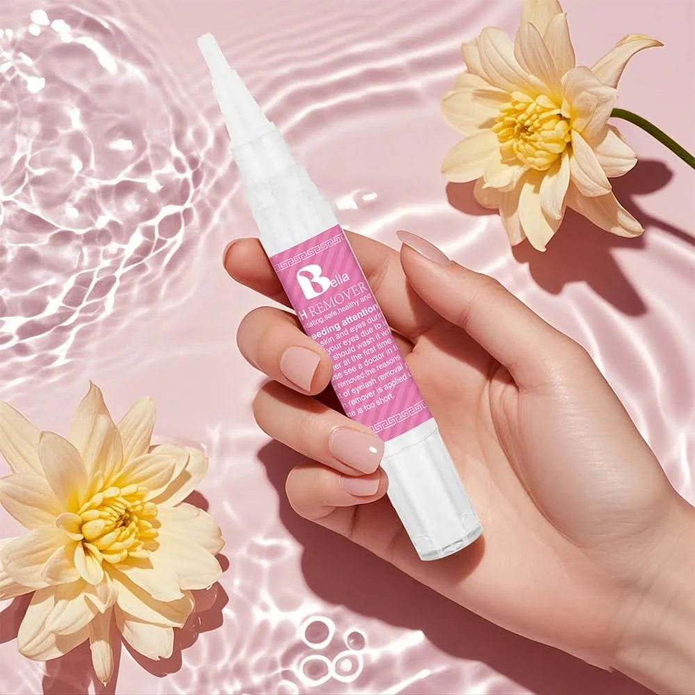 5PCS Eyelash Glue Remover 10ml Lashes Glue Remover Eyelash Extension Glue Remover No Irritating Quick Unloading Adhesive Makeup
