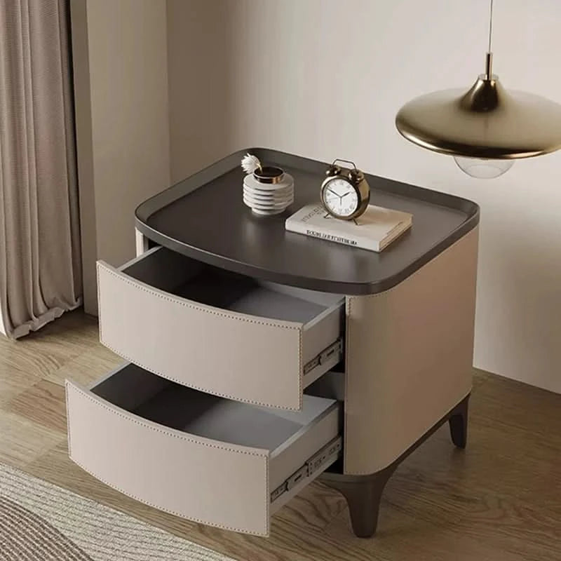 Space Saving Bedside Table Bedroom Modern Drawers Storage Bedside Table Unique Luxury Mesitas De Noche Dormitorio Home Furniture