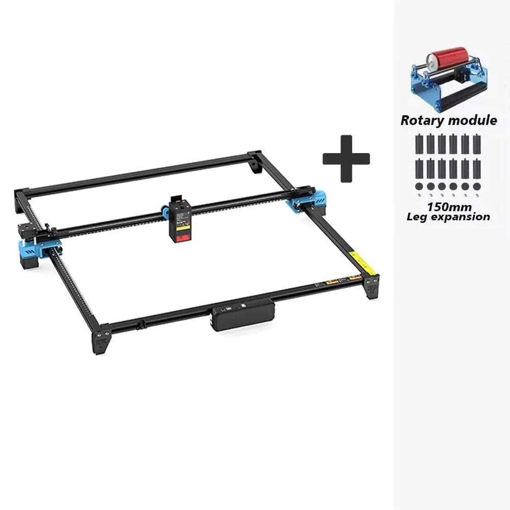 Twotrees TTS-20 Max Metal Laser Engraving Machine 600x600mm Work Area Laser Cutting Machine For Cutting MDF Acrylic Leather Wood