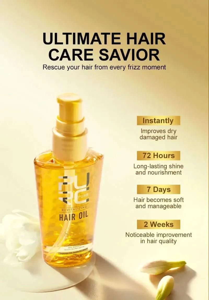 Moroccan Hair Care Essential Oil Nourishes Hair Nut Oil Smooths Brightens Softens Hair essence Repairs Scalding Damage Hairy Dry