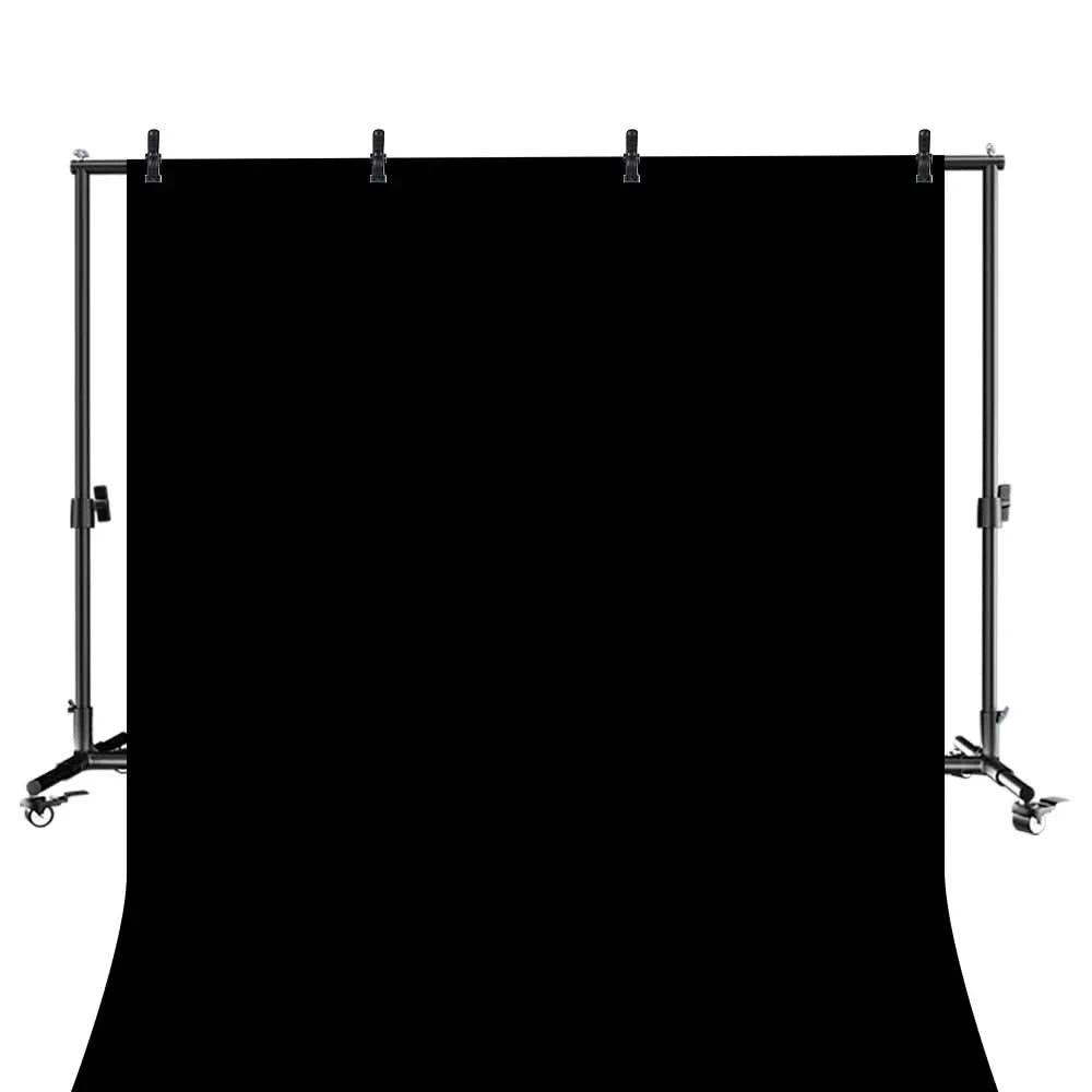 SH 2X2M / 2X3M Background Stand With 4pcs Wheels And 4pcs Fish Clips Photography Backdrop Frame Support For Photo Studio