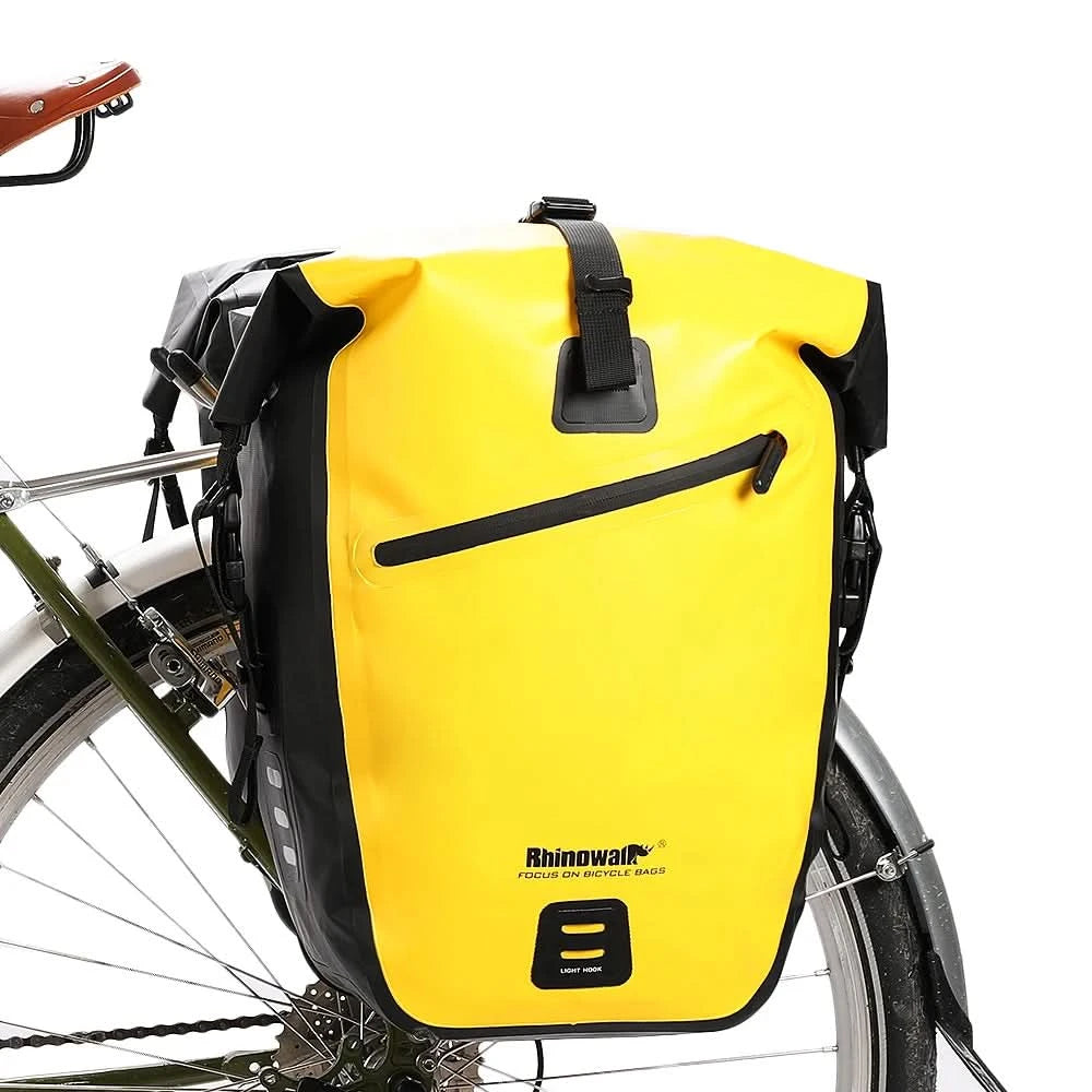 Rhinowalk Waterproof Bike Bag 20L/27L Travel Cycling Bag Basket Bicycle Rear Rack Tail Seat Trunk Bags bicycle bags & panniers