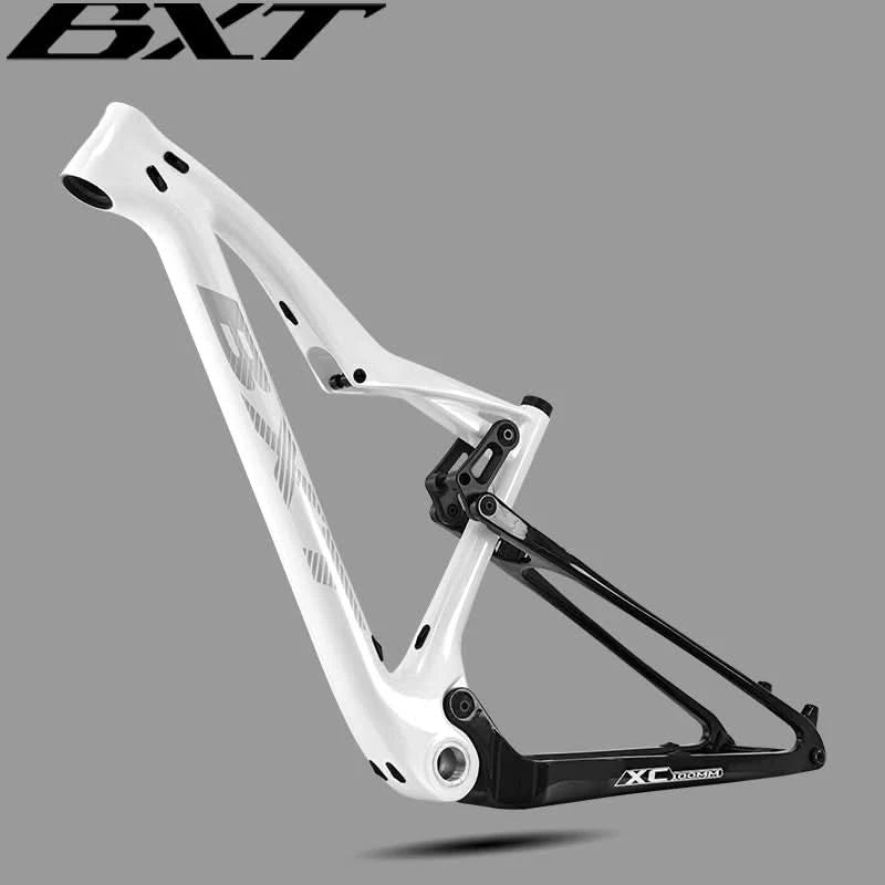 BXT NEW Full Suspension Boost 29er Frame XC Mountain Bicycle Thru Axle Frame UDH hanger