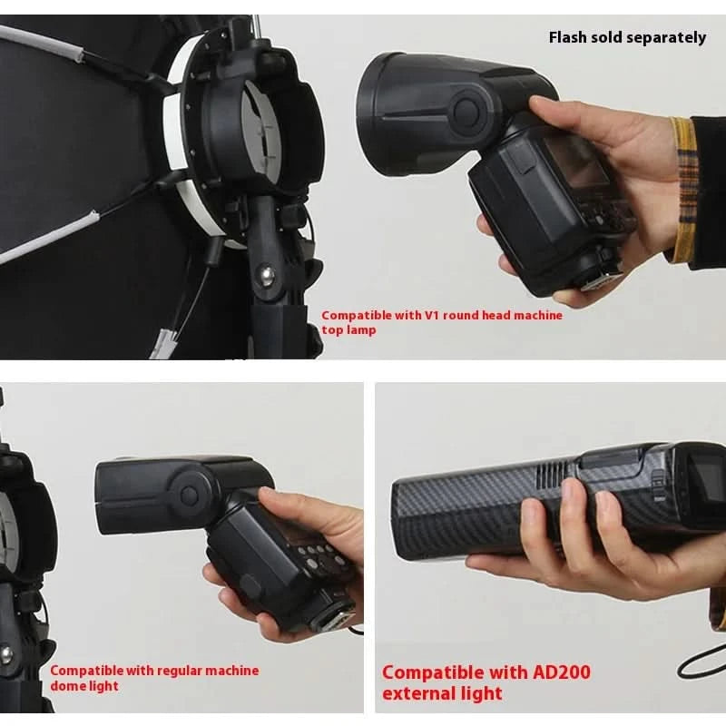TRIOPO Softbox KX55CM KX 65CM 90CM Octagon Umbrella Light Box For Godox AD200 V1 Speedlite Flash Light Photography Photo Studio