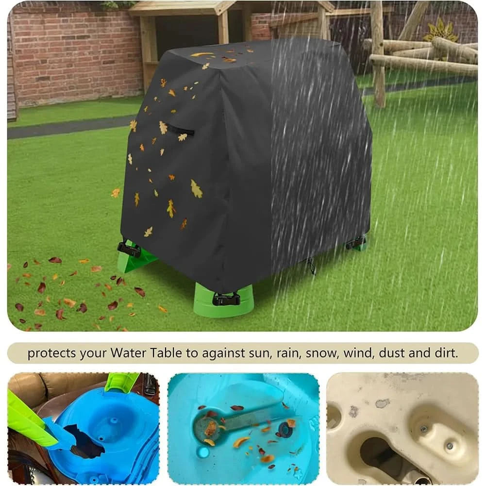 Kids Sand and Water Table Toys Covers Waterproof Outdoor Water Play Table Cover for Step2 Rain Showers Splash Pond Water Table