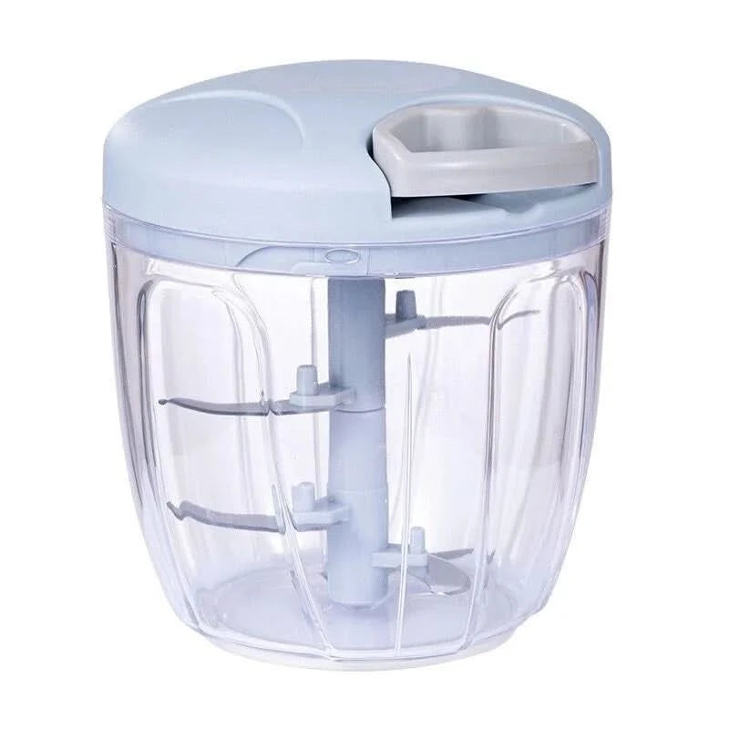 Small Manual Garlic Press & Meat Grinder, Kitchen Chopper for Food Prep