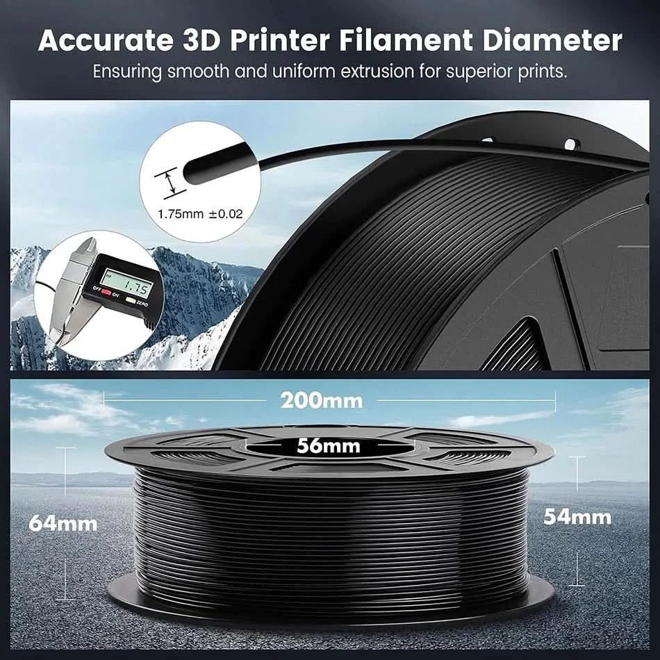 JAYO PLA Filament 1.75MM 10Rolls/set PLA 3D Printer Filament Multicolor For FDM 3D Printers Neatly Wound 3D Printing Materials