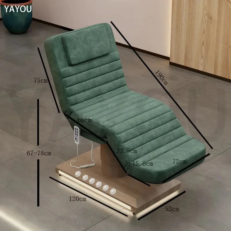2025 Luxury Wooden Bed with LED Base 3-Motor Massage Bed Customizable Colorful Bed for Living Room-5R