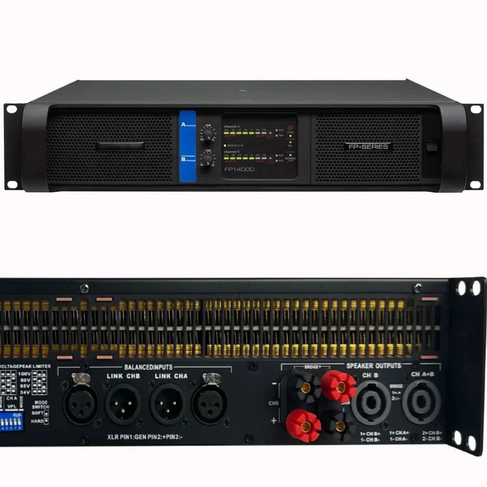 Original brand LOGO FP10000Q Professional Digital Power Amplifier 1x1350W 8OHM High Power Subwoofer Amplifier Line Array Speaker