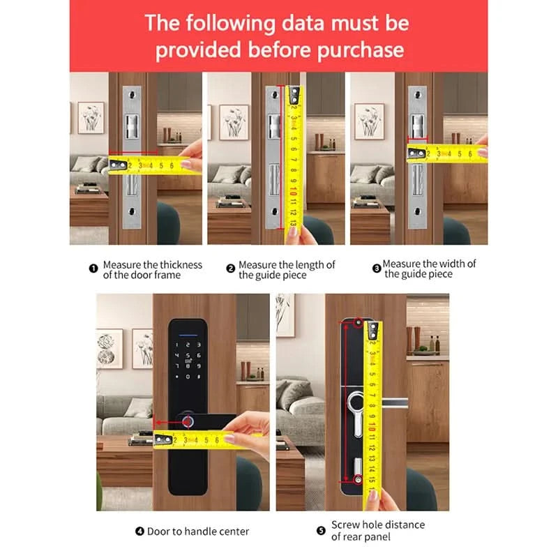 Biometric Infrared 3C Face Real-time intercom Palmar vein Smart Door Lock Fingerprint Password Electronic Key Card APP Unlock