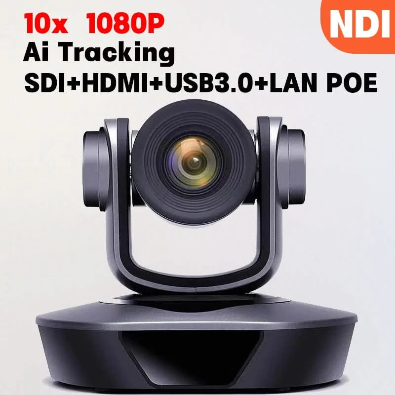 4K PTZ camera 10x 20x zoom HDMI,SDI,LAN,USB,NDI,POE,60FPS,30FPS Video conference camera Supporting church live broadcast