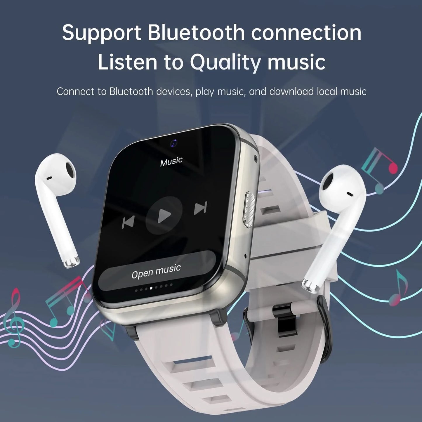 Q668 4G Smartwatch 2025 Watches 1.99 Inch Men Gift With SIM Wifi Android IOS Waterproof Outdoor GPS Smartwatch   For Xiaomi