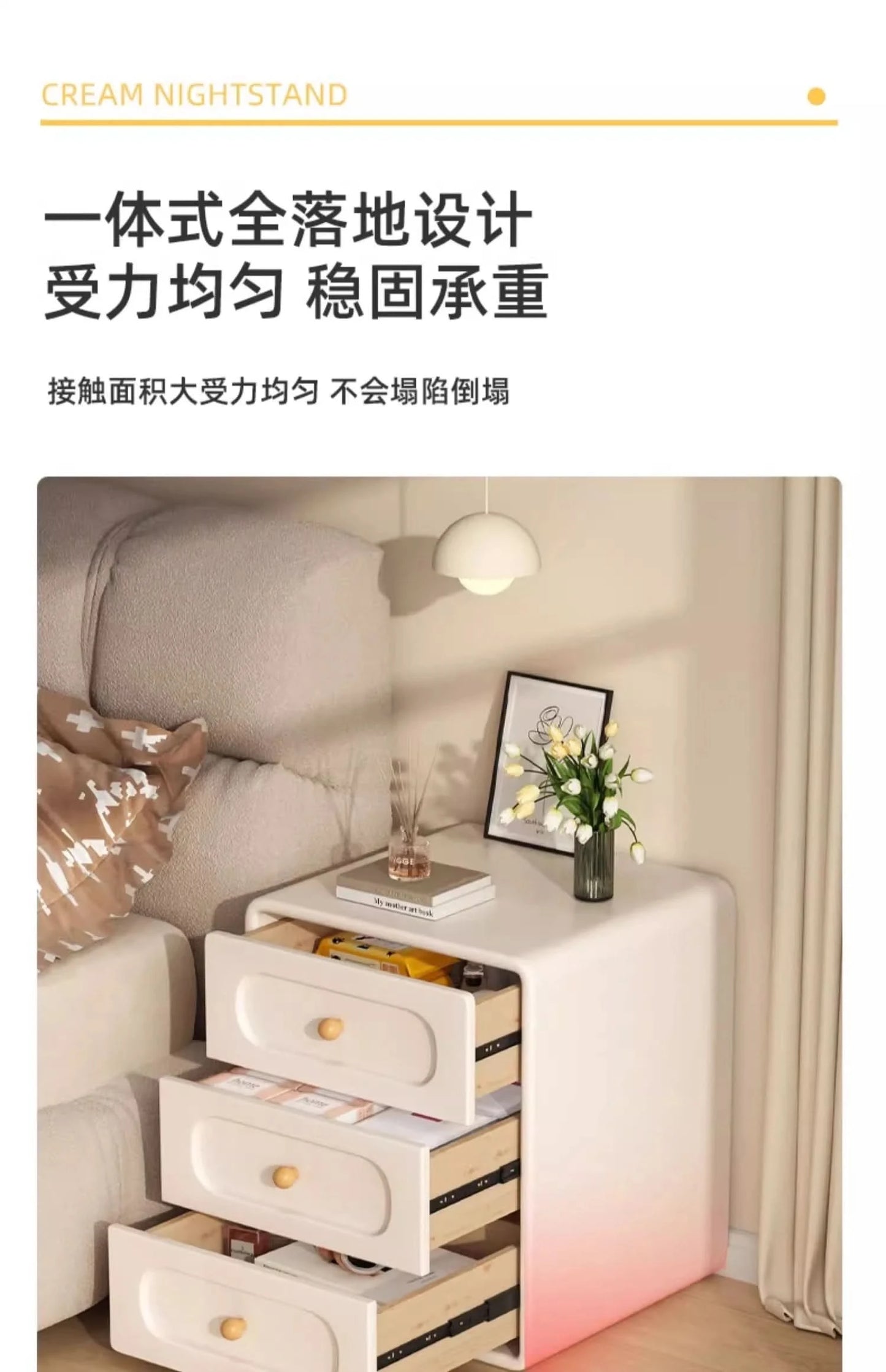 Living Room Home Nightstands Bedroom Storage Modern Design Nightstand Drawers Simple Table De Nuit Chambre Home Furniture
