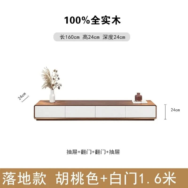 Wooden Long Tv Table Modern Design Nordic Accent Luxury Decoration Fashion Tv Stands Interior Archivadores Room Decorations
