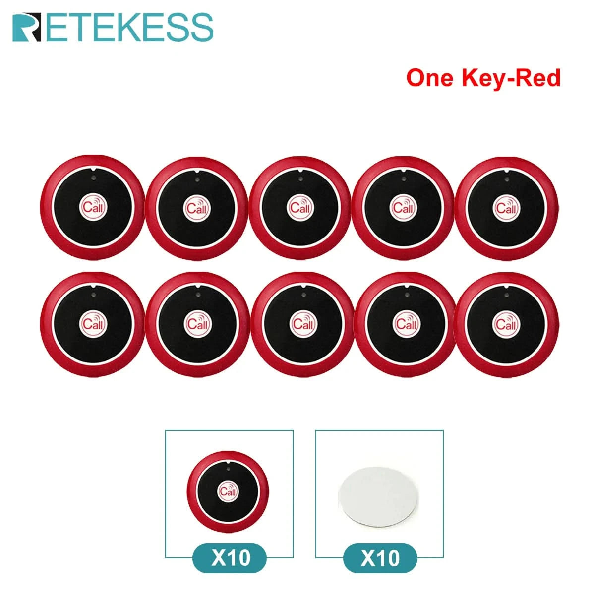 Retekess Wireless Calling System Restaurant Pager TD108 Waterproof Watch Receiver T117 Waiter Call Buttons For Hookah Cafe Bar